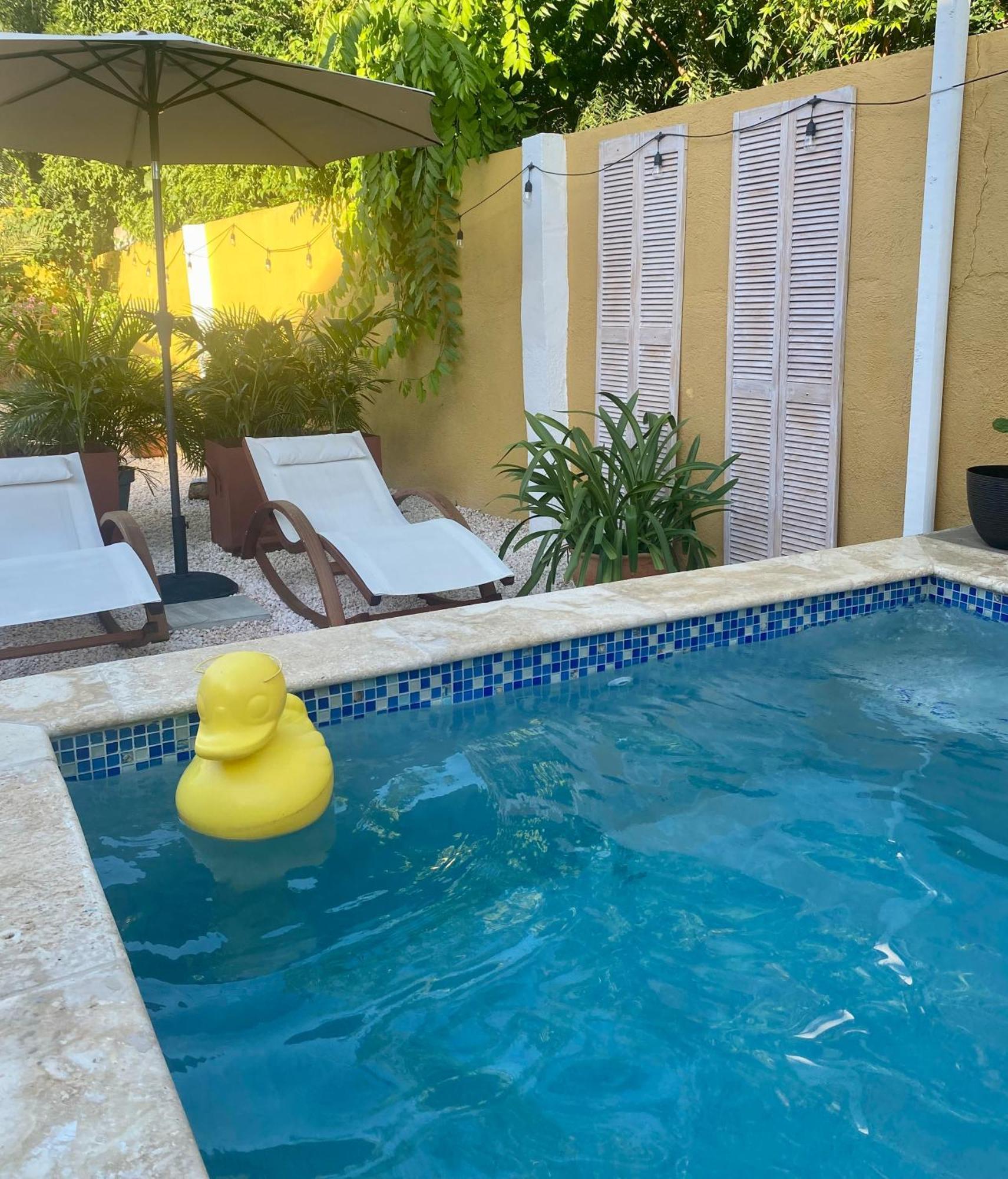 Historic Building The Palm Backyard Studio-Apartment Willemstad, Curacao Feel Home Away From Home Exterior foto